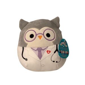 8” Dr. Hoot the Owl SQUISHMALLOW Hero’s Squad Collection NWT